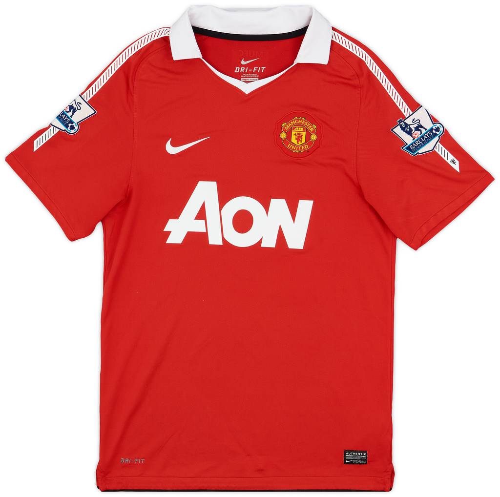 2010-11 Manchester United Home Shirt Rooney #10 - 7/10 - (S)