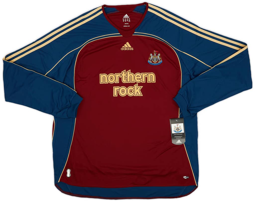 2006-07 Newcastle Away L/S Shirt Solano #4 (XXL)