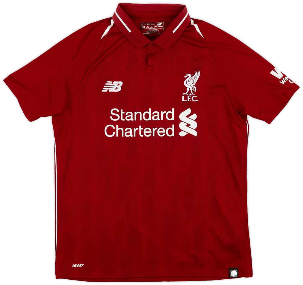 2018-19 Liverpool Home Shirt - 9/10 - (XL.Boys)