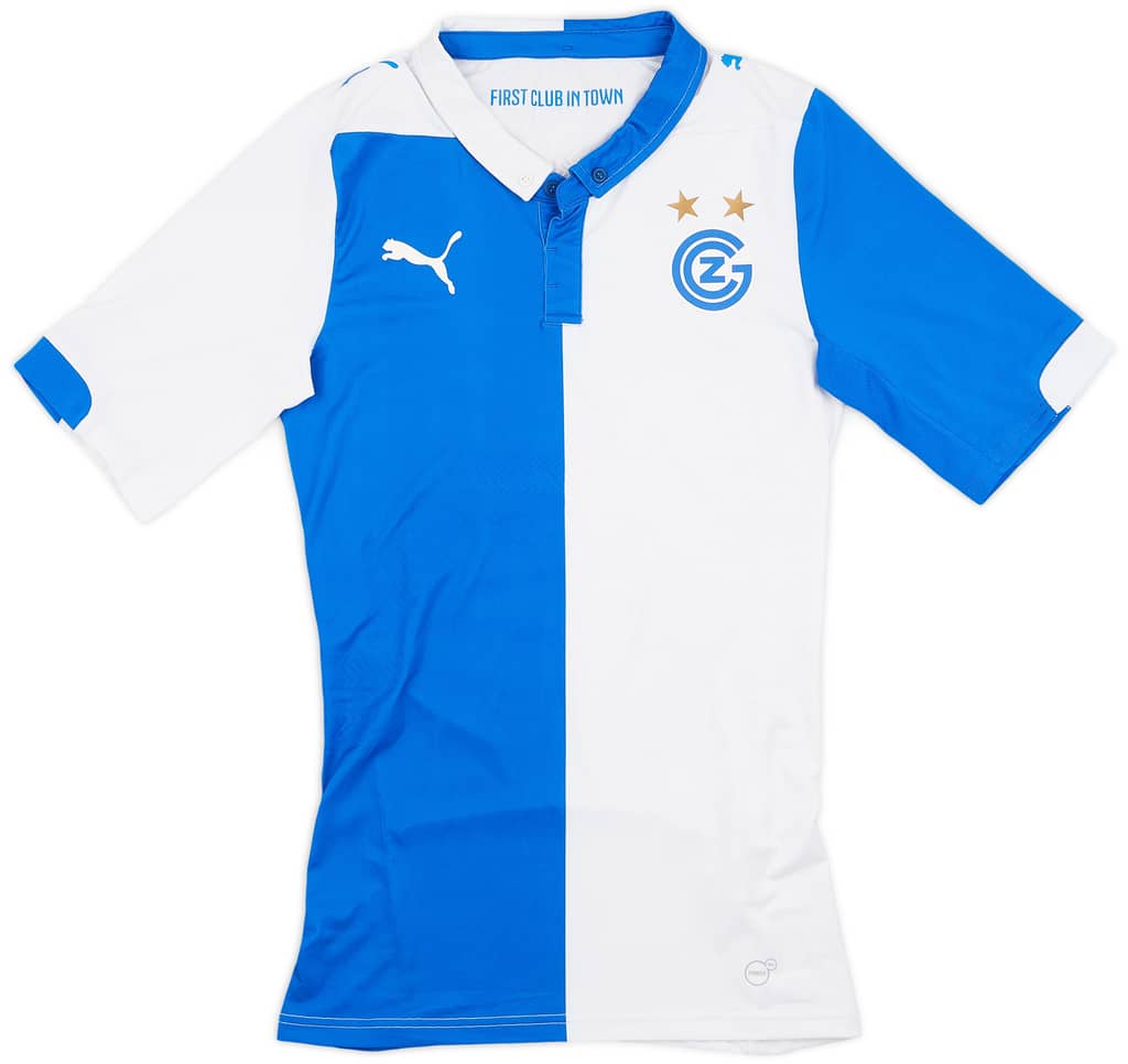 2014-15 Grasshoppers Authentic (ACTV Fit) Home Shirt - 7/10 - (M)