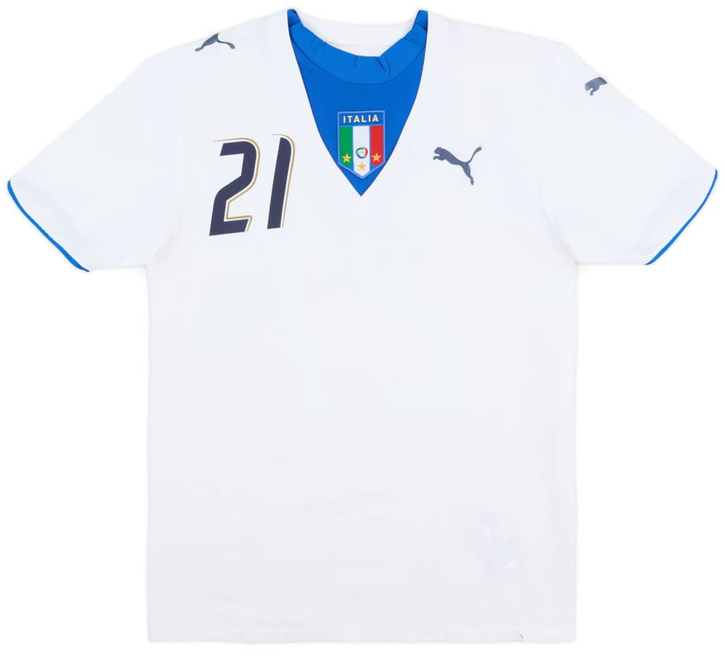 2006 Italy Away Shirt Pirlo #21 - 4/10 - (S)
