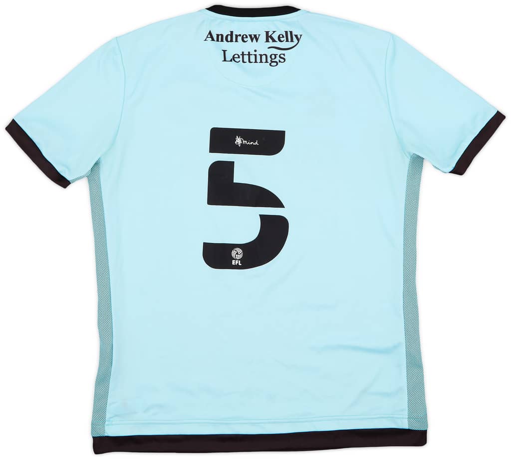2020-21 Rochdale Away Shirt #5 - 8/10 - (M)