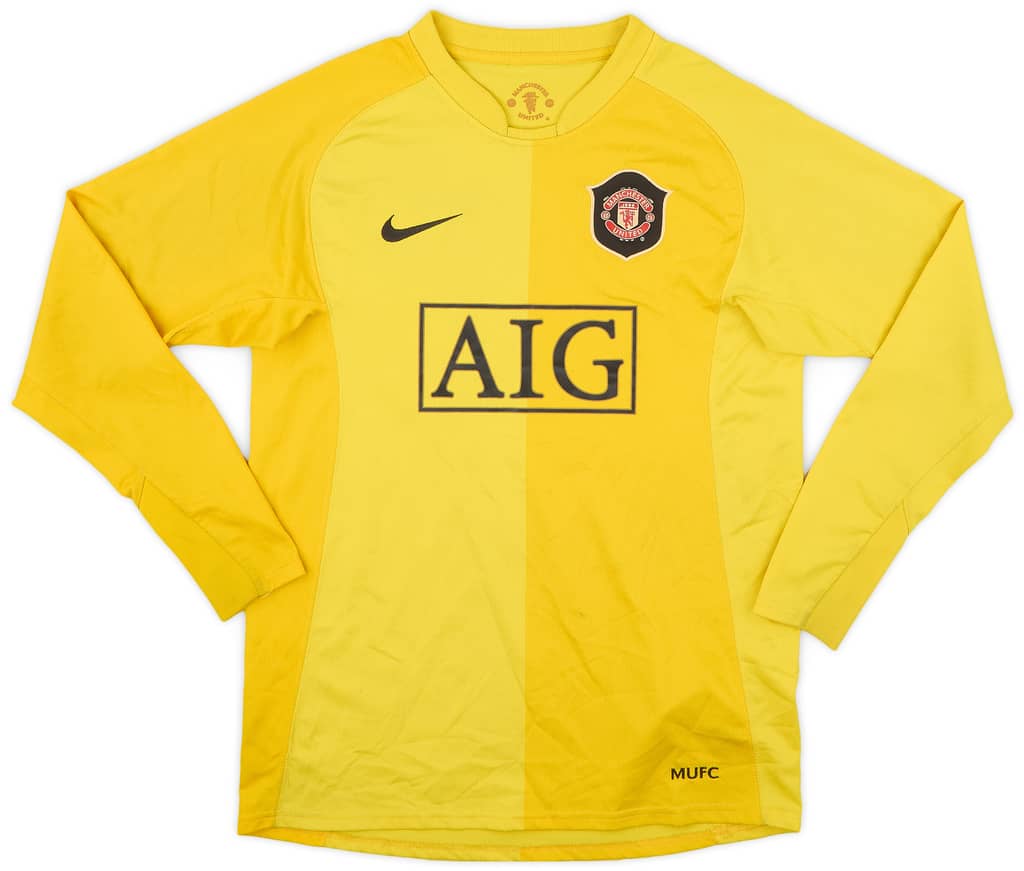 2006-07 Manchester United GK Shirt - 5/10 - (L.Boys)