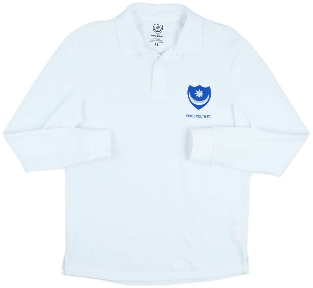 2014-15 Portsmouth Polo L/S Shirt - 9/10 - (M)
