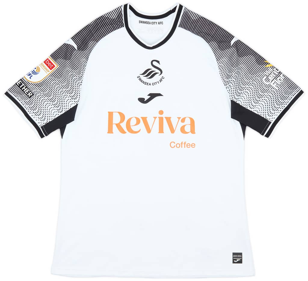 2023-24 Swansea Match Issue Home Shirt Key #2