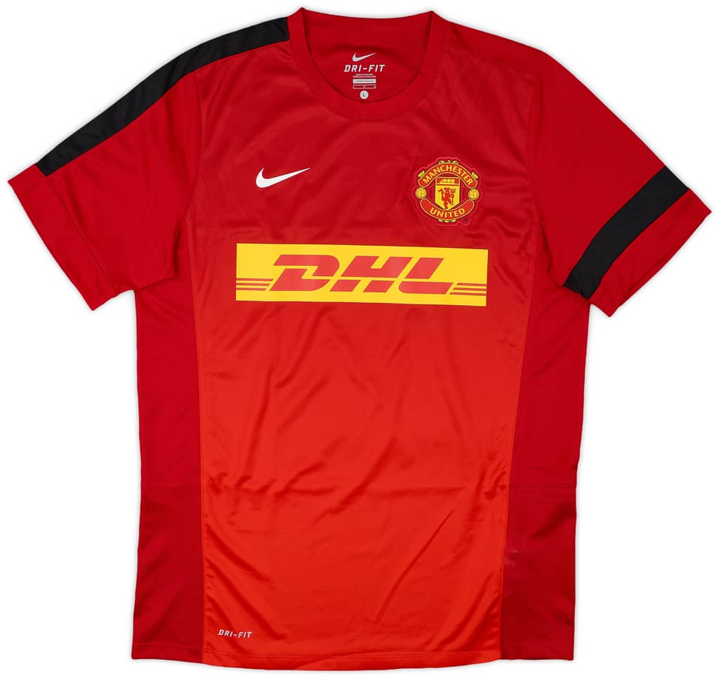 2013-14 Manchester United Nike Training Shirt - 10/10 - (L)