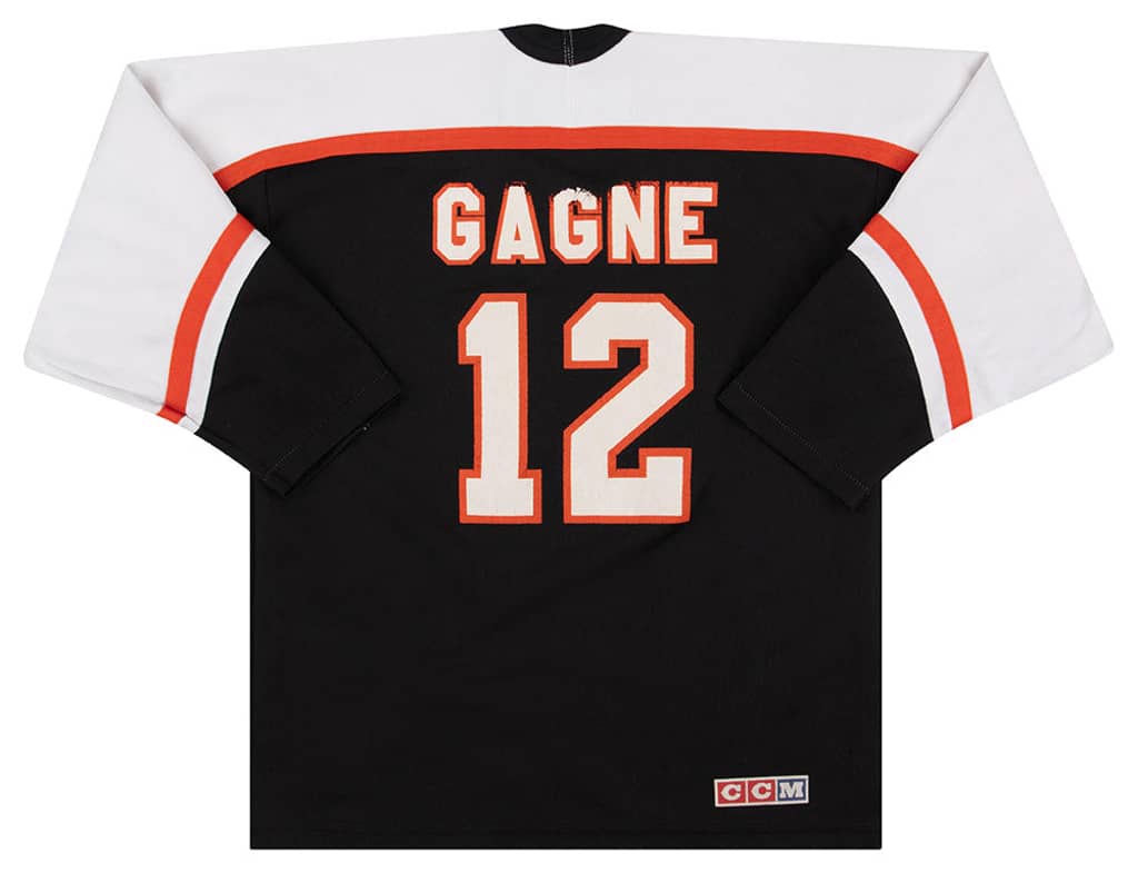 2001-07 Philadelphia Flyers Gagne #12 CCM Replica Jersey (Away) Y