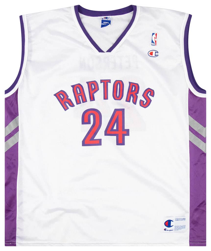 2000-02 Toronto Raptors Peterson #24 Champion Jersey (Home) L