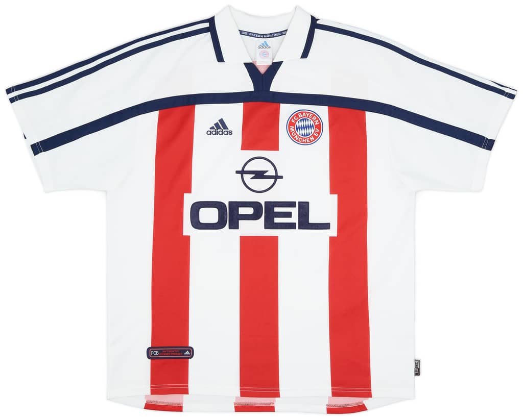 2000-01 Bayern Munich Away Shirt Elber #9 - 9/10 - (XL)