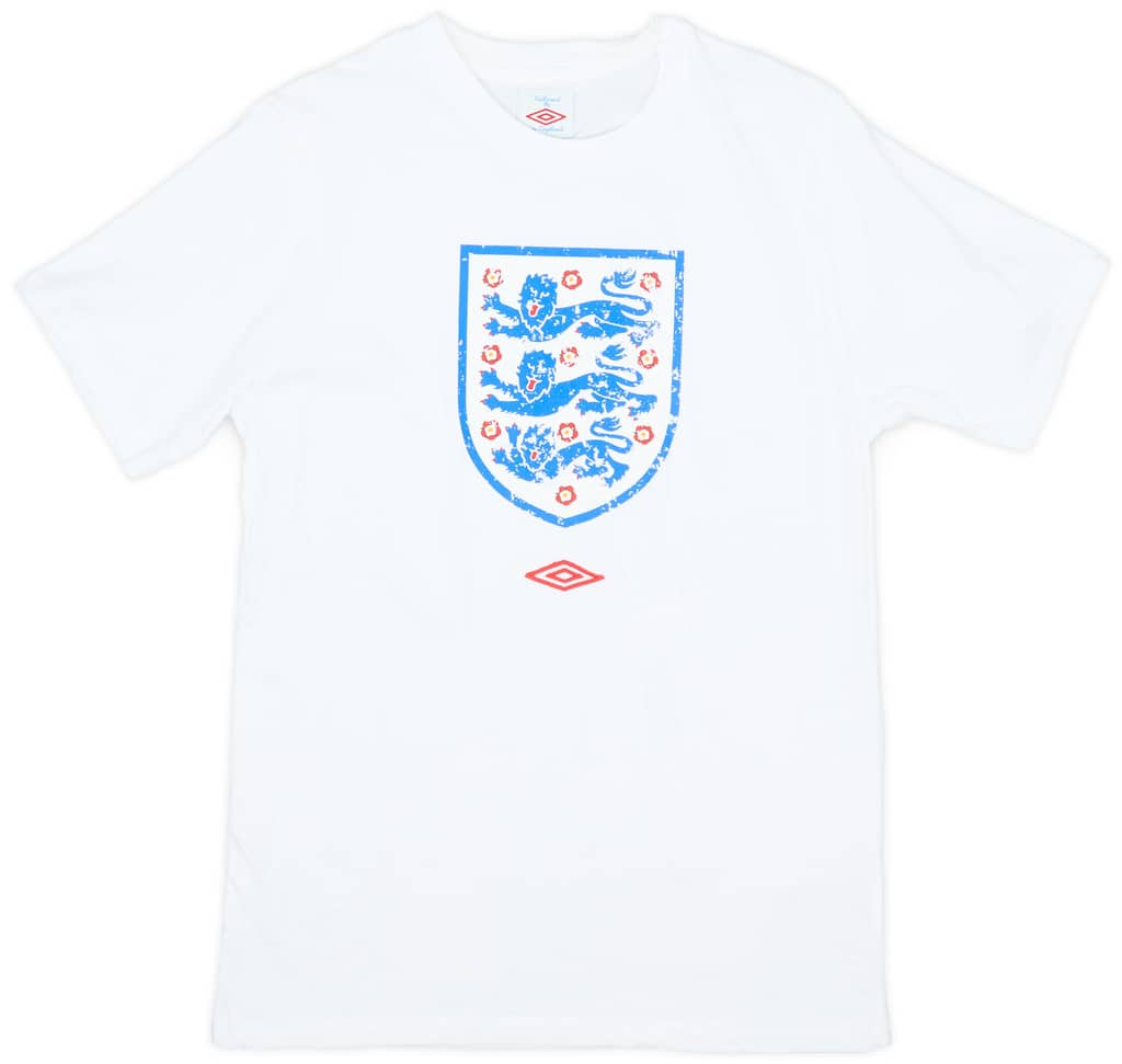 2008-10 England Umbro Cotton Tee - 9/10 - (M)