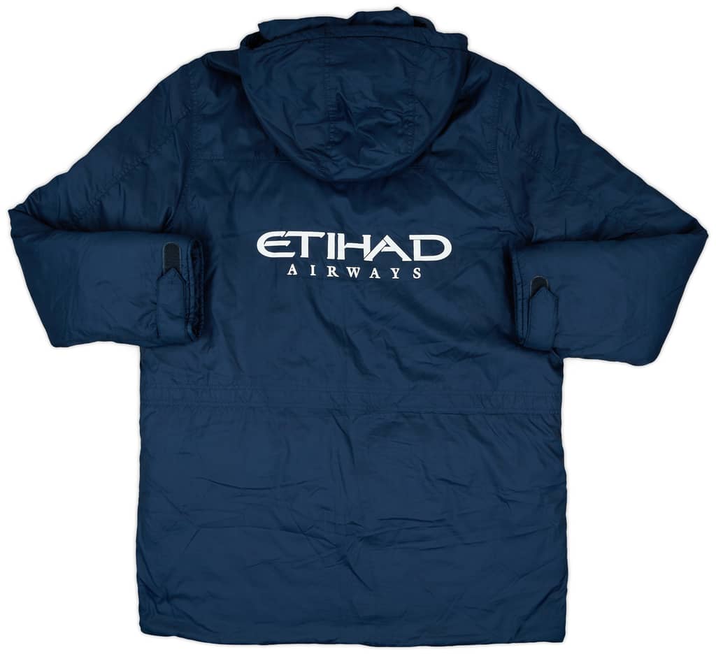 2013-14 Manchester City Nike Padded Bench Coat - 8/10 - (L)