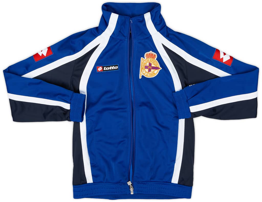 2009-10 Deportivo de La Coruna Lotto Track Jacket - 7/10 - (S.Boys)