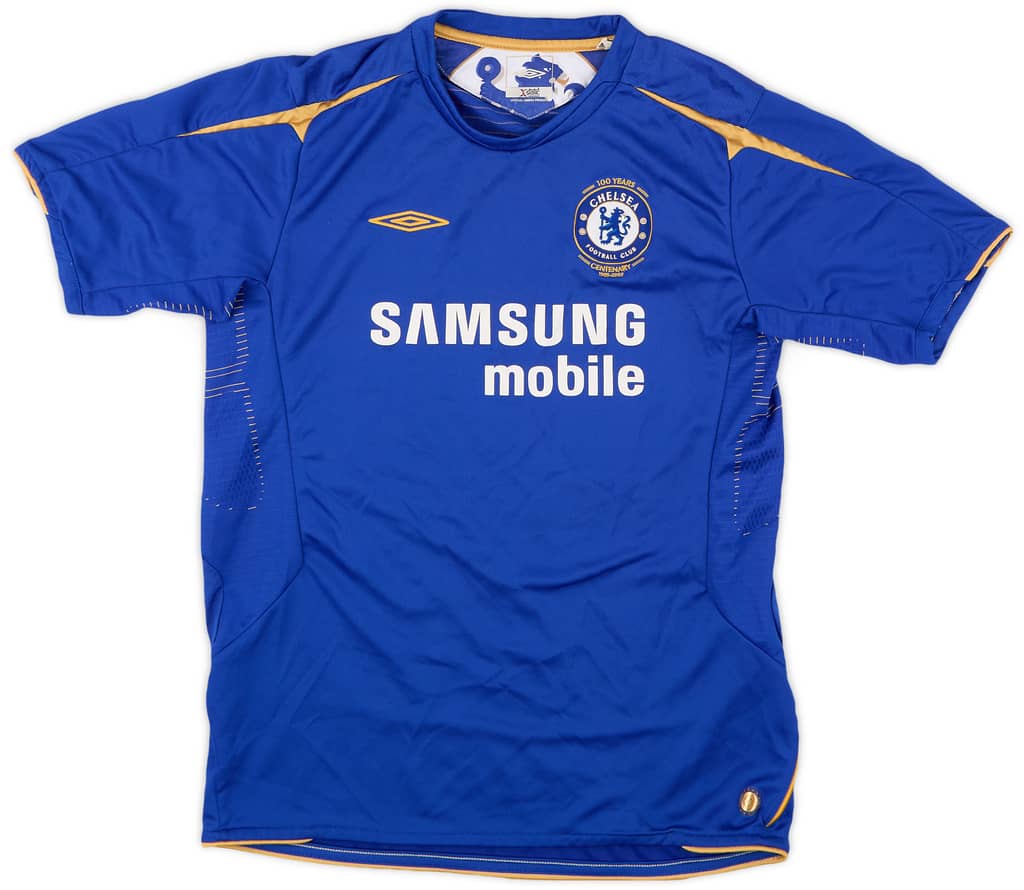 2005-06 Chelsea Centenary Home Shirt - 7/10 - (XL.Boys)