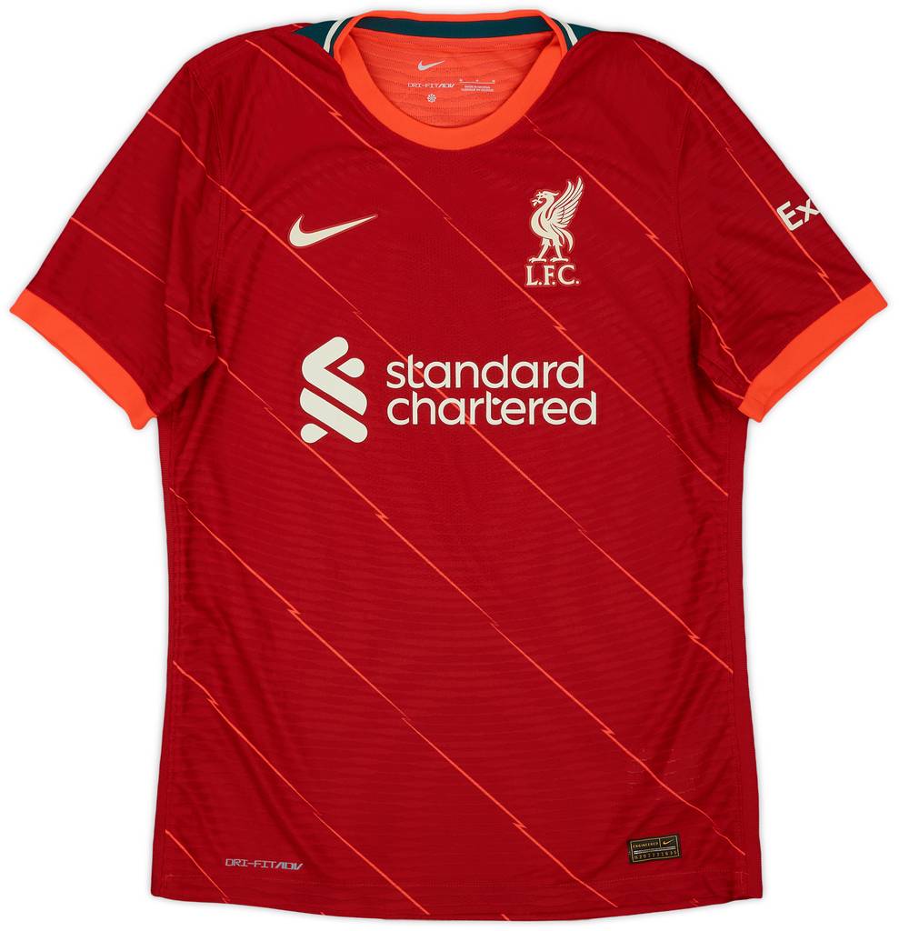 2021-22 Liverpool Authentic Home Shirt M.Salah #11 - 10/10 - (M)