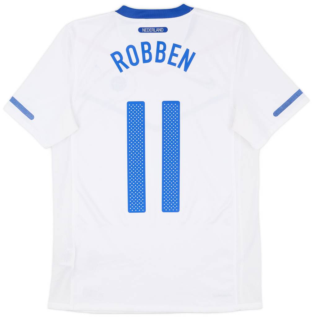 2010-11 Netherlands Away Shirt Robben #11 - 7/10 - (S)