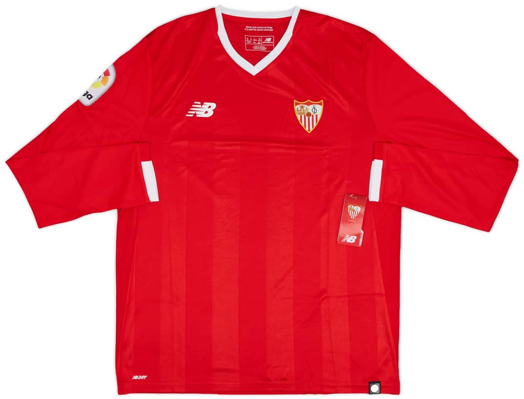 2017-18 Sevilla Away L/S Shirt - 10/10 - (L)