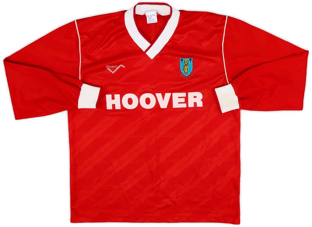 1989-90 Merthyr Tydfil Match Issue Away L/S Shirt #9
