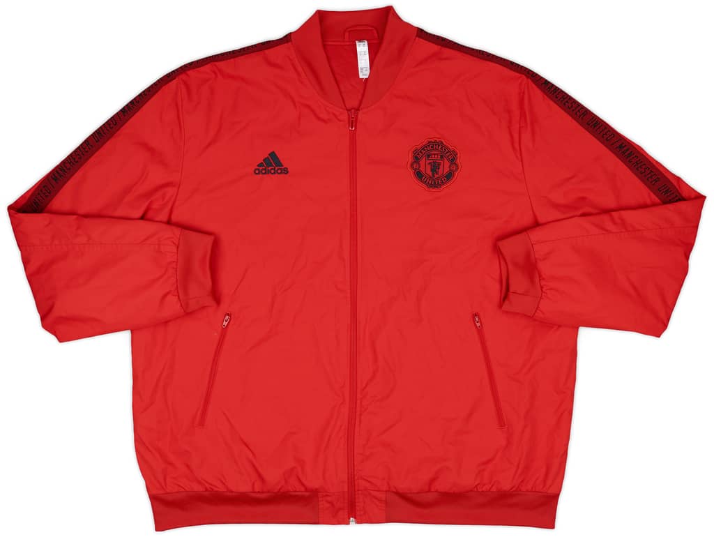2019-20 Manchester United adidas Track Jacket - 8/10 - (XXL)