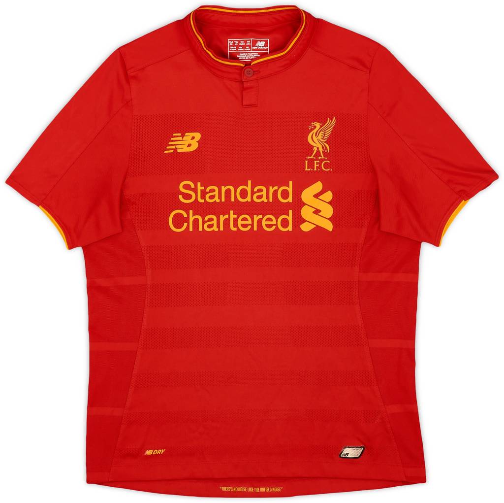 2016-17 Liverpool Home Shirt - 8/10 - (XL.Boys)
