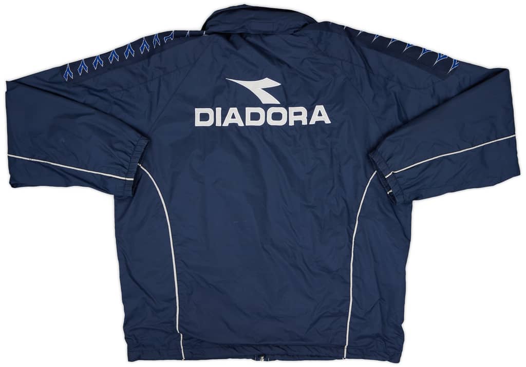 1998 Italy FIGC Diadora Hooded Rain Jacket - 8/10 - (M)