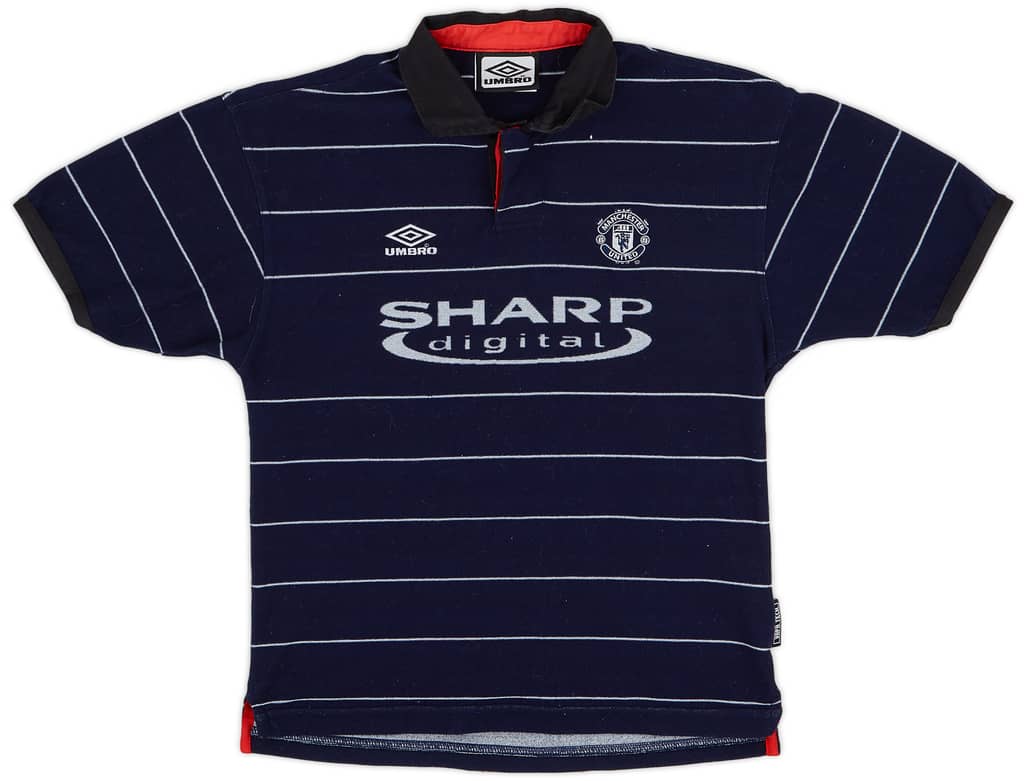 1999-00 Manchester United Away Shirt - 8/10 - (M.Boys)