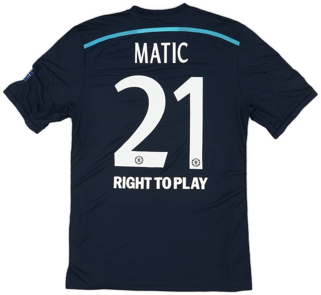2014-15 Chelsea Player Issue Champions League Third Shirt Matic #21 - 8/10 - (L/XL)