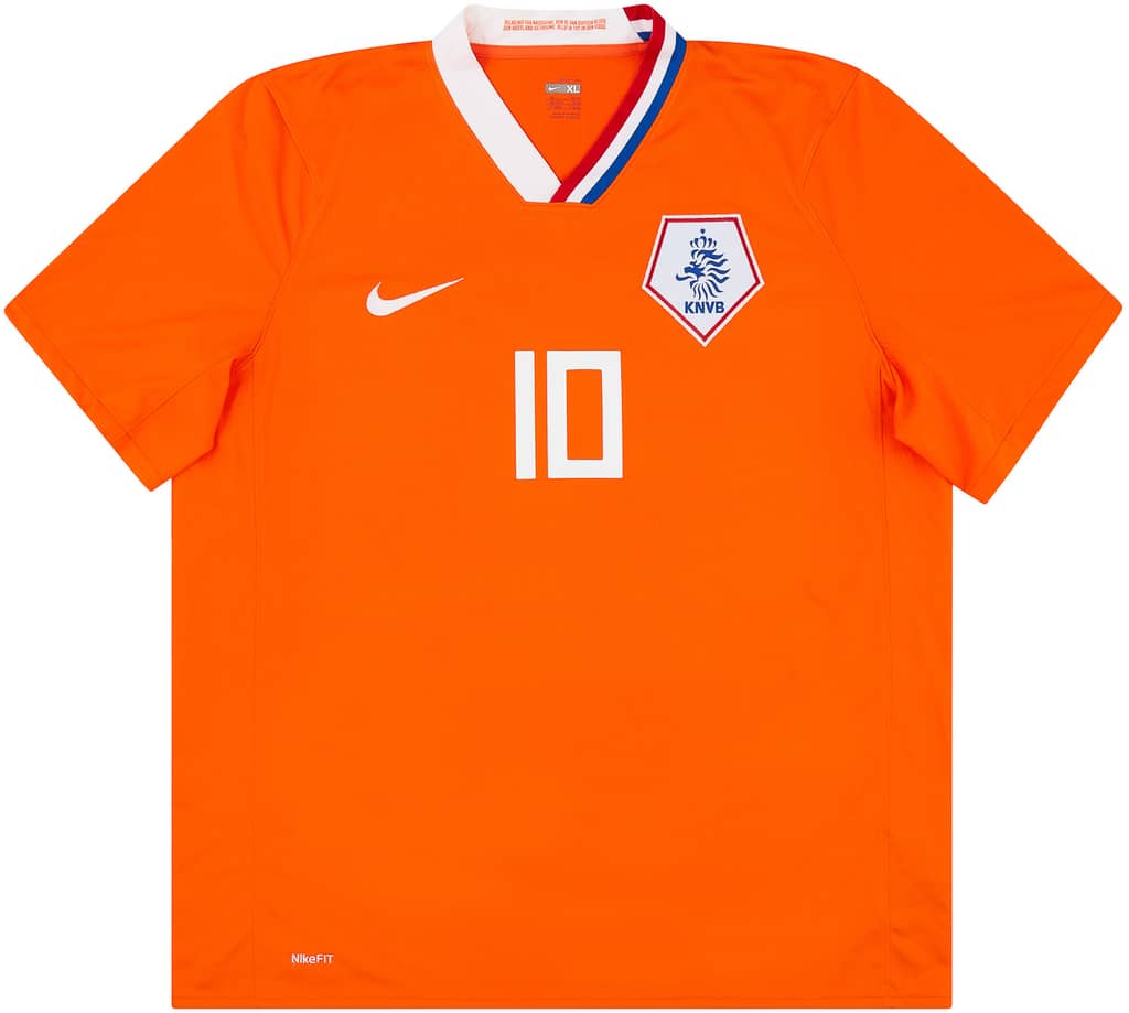 2008-10 Netherlands Home Shirt Sneijder #10