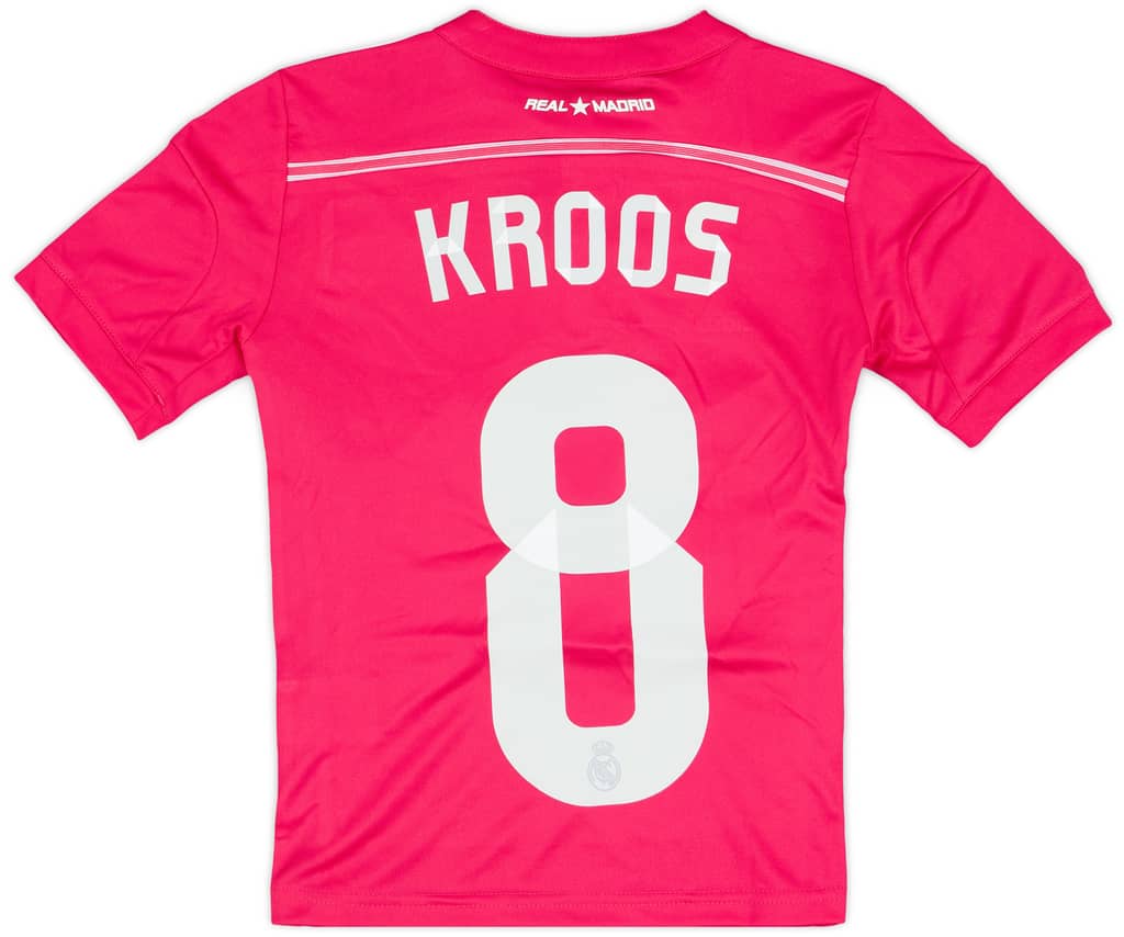 2014-15 Real Madrid Away Shirt Kroos #8 (7-8 Years)