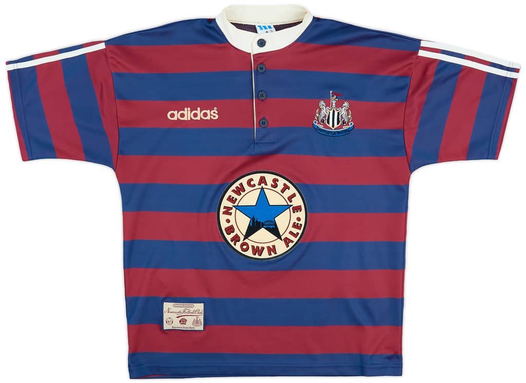 1995-96 Newcastle Away Shirt Ginola #14 - 8/10 - (S)