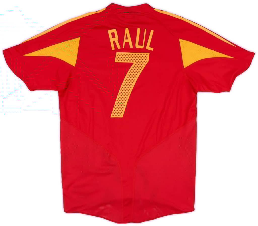 2004-06 Spain Home Shirt Raul #7 (M)