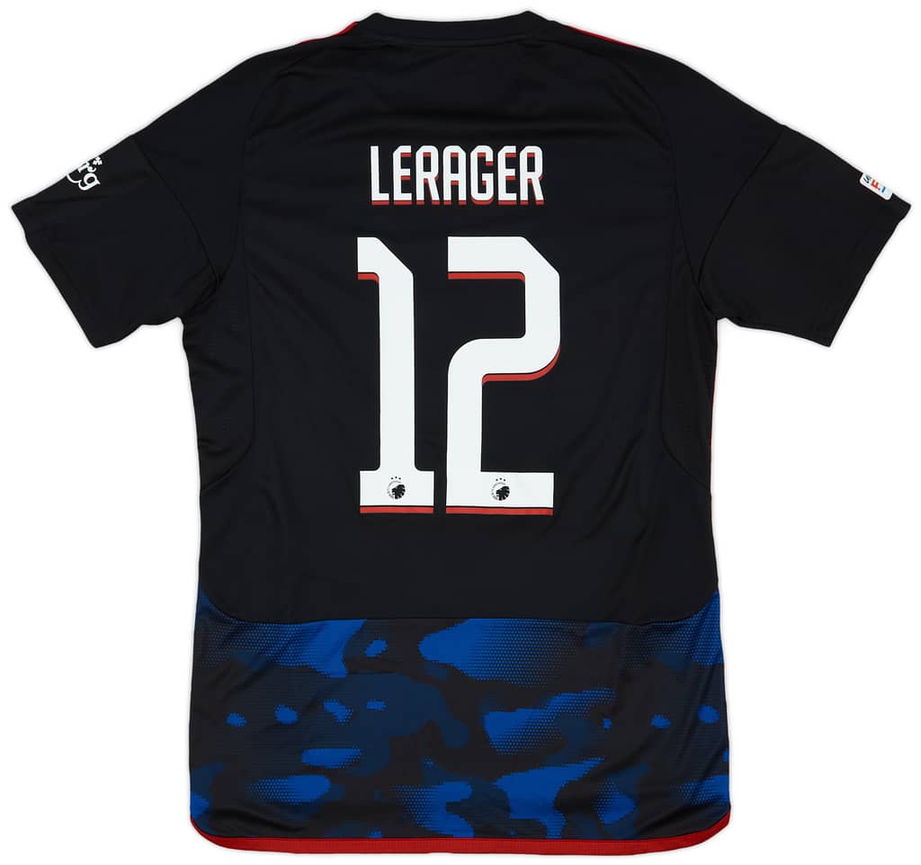 2023-24 FC Copenhagen Match Issue Champions League Away Shirt Lerager #12
