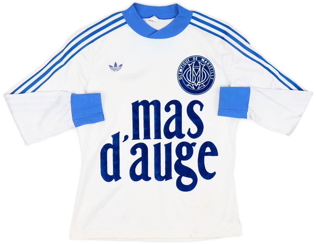 1978-80 Olympique Marseille Home L/S Shirt - 6/10 - (XS)