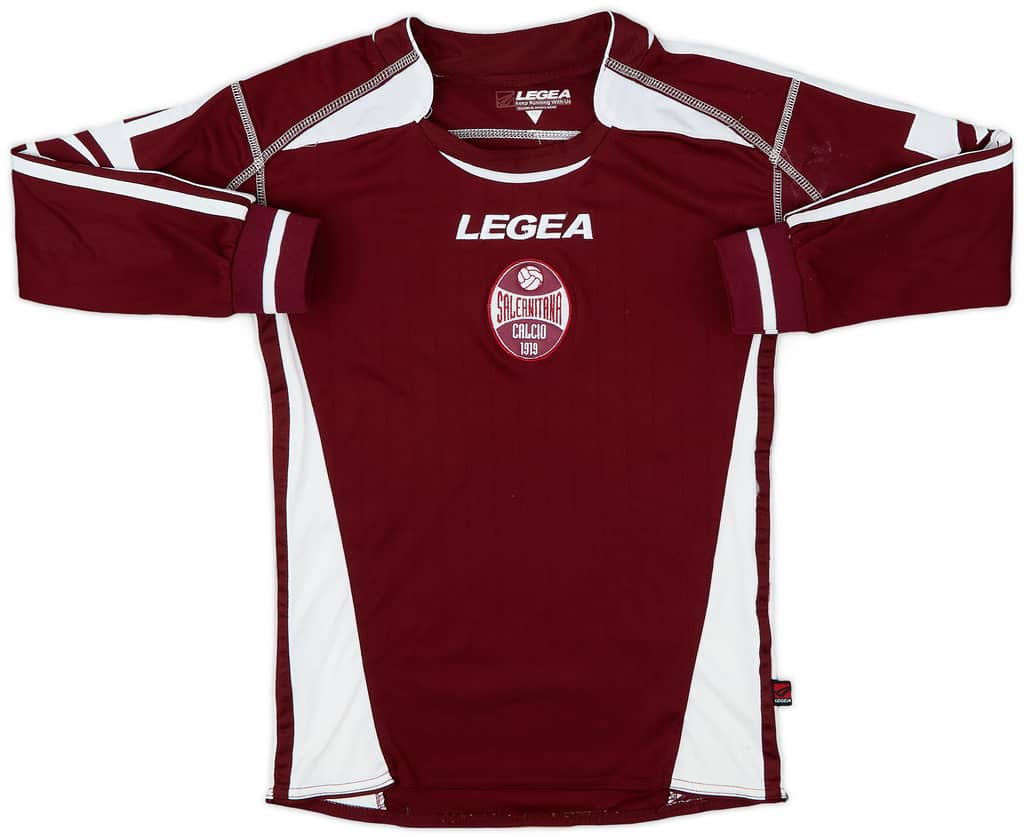 2006-07 Salernitana Home L/S Shirt - 9/10 - (XS)