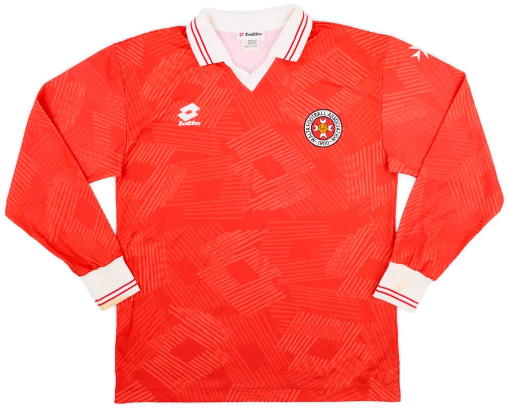 1992-93 Malta Home L/S Shirt - 8/10 - (M)