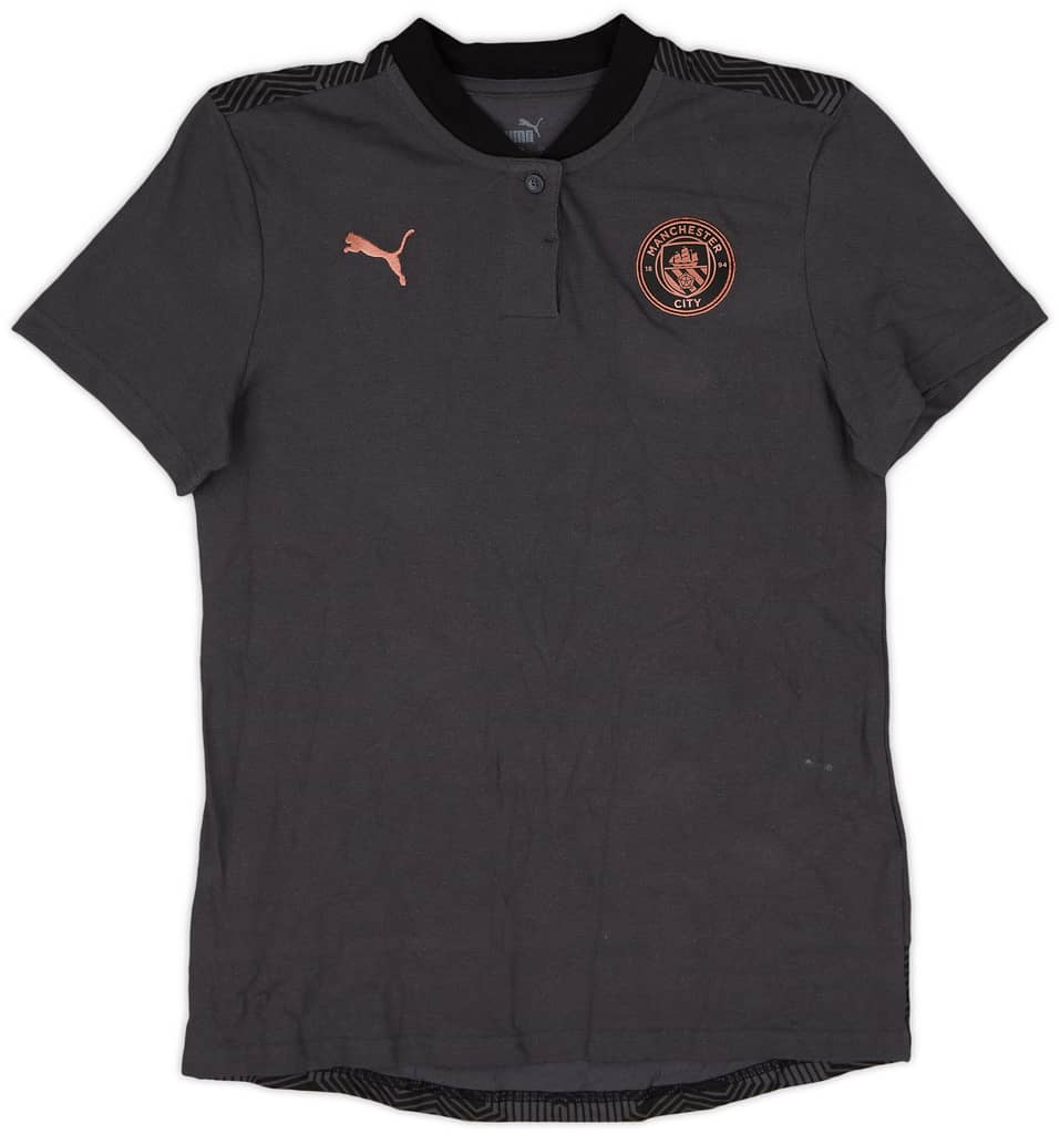 2020-21 Manchester City Puma Polo Shirt - 7/10 - (M)