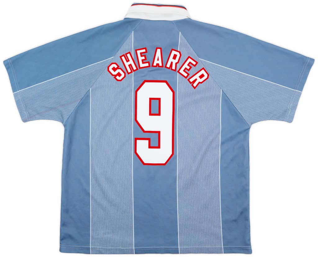 1996-97 England Away Shirt Shearer #9 - 9/10 - (XL)