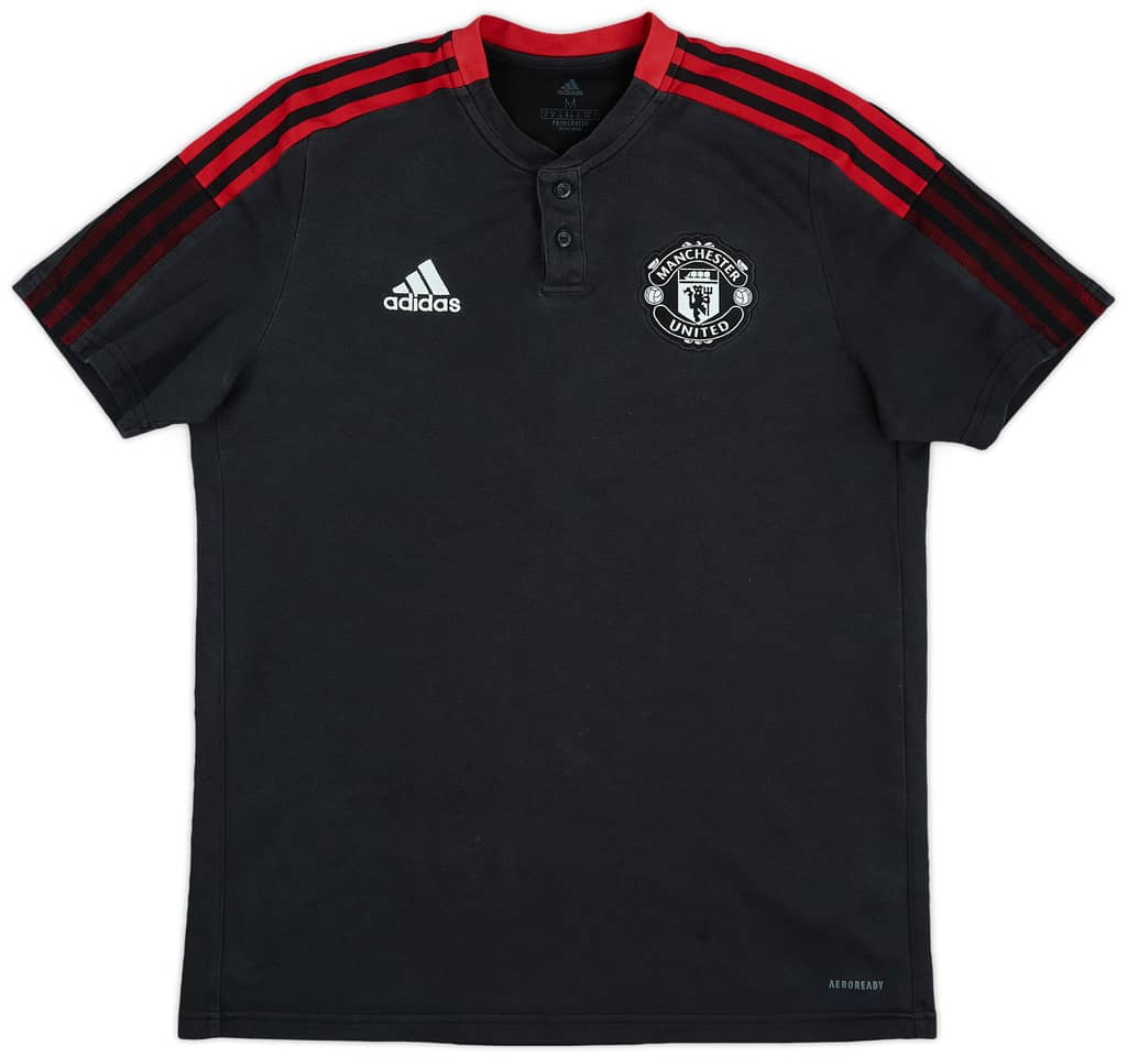2021-22 Manchester United adidas Polo Shirt - 8/10 - (M)