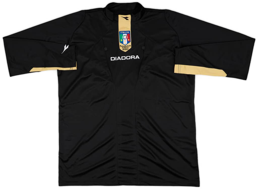 2007-09 Italy Diadora Referee L/S Shirt - 9/10 - (L)