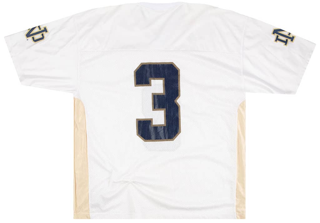 2001-02 Notre Dame Fighting Irish Battle #3 adidas Jersey (Away) XXL