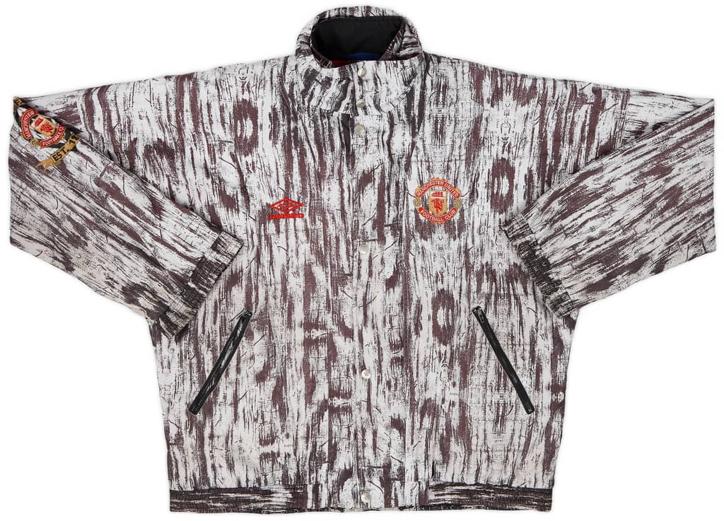 1992-93 Manchester United Umbro Track Jacket - 6/10 - (L)
