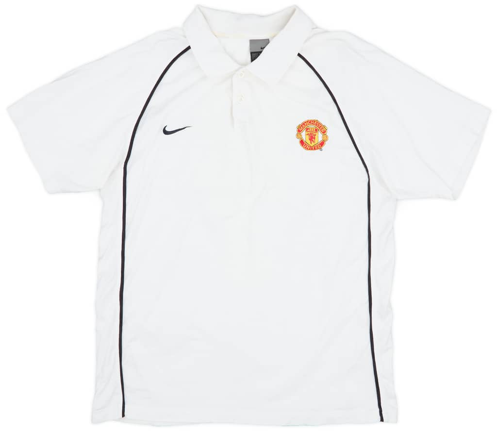 2004-05 Manchester United Nike Polo Shirt - 8/10 - (M)