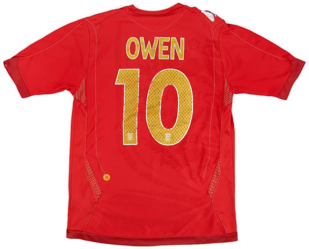 2006-08 England Away Shirt Owen #10 - 5/10 - (S)