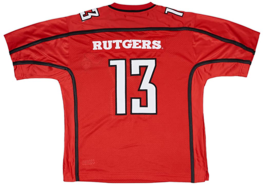 2000s Rutgers Scarlett Knights #13 Steve & Barry's Home Jersey - 8/10 - (M)