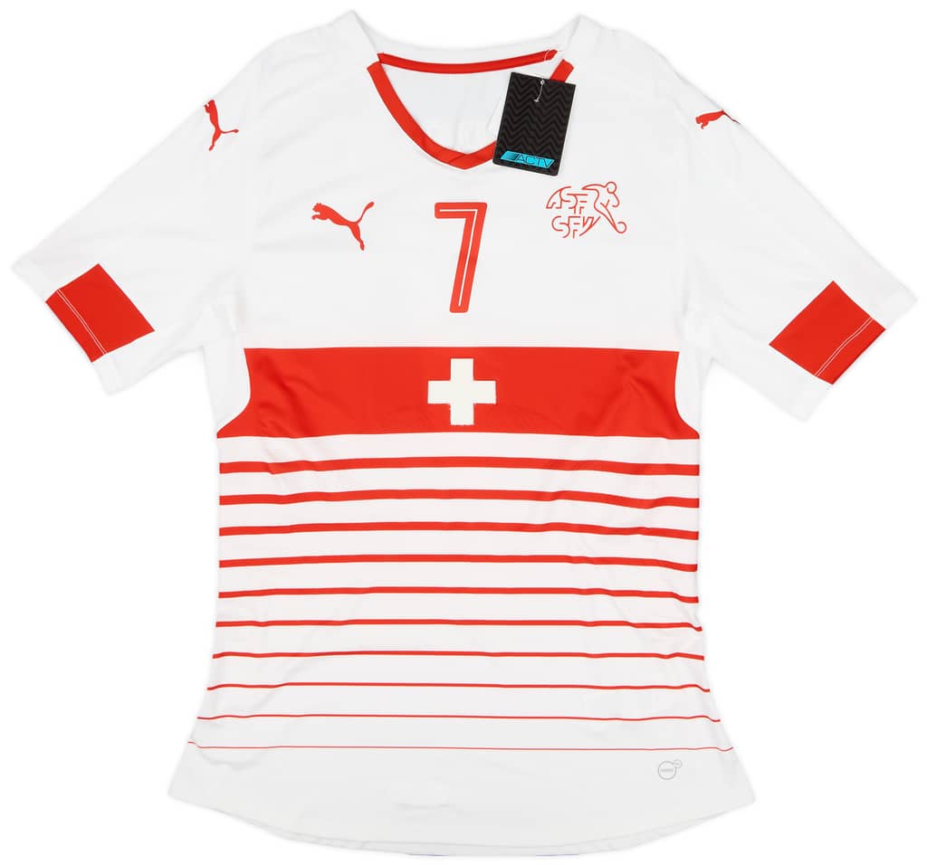 2016-17 Switzerland Player Issue Away Shirt Embolo #7 (XL)