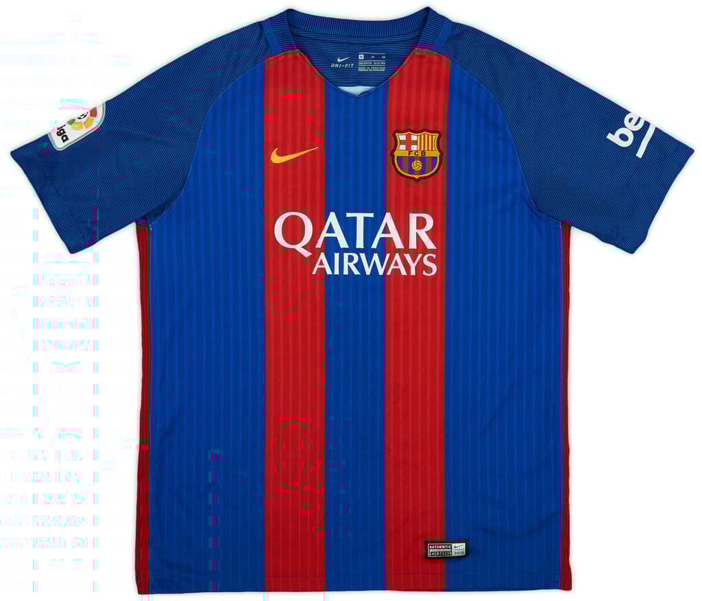 2016-17 Barcelona Home Shirt - 8/10 - (XL.Boys)