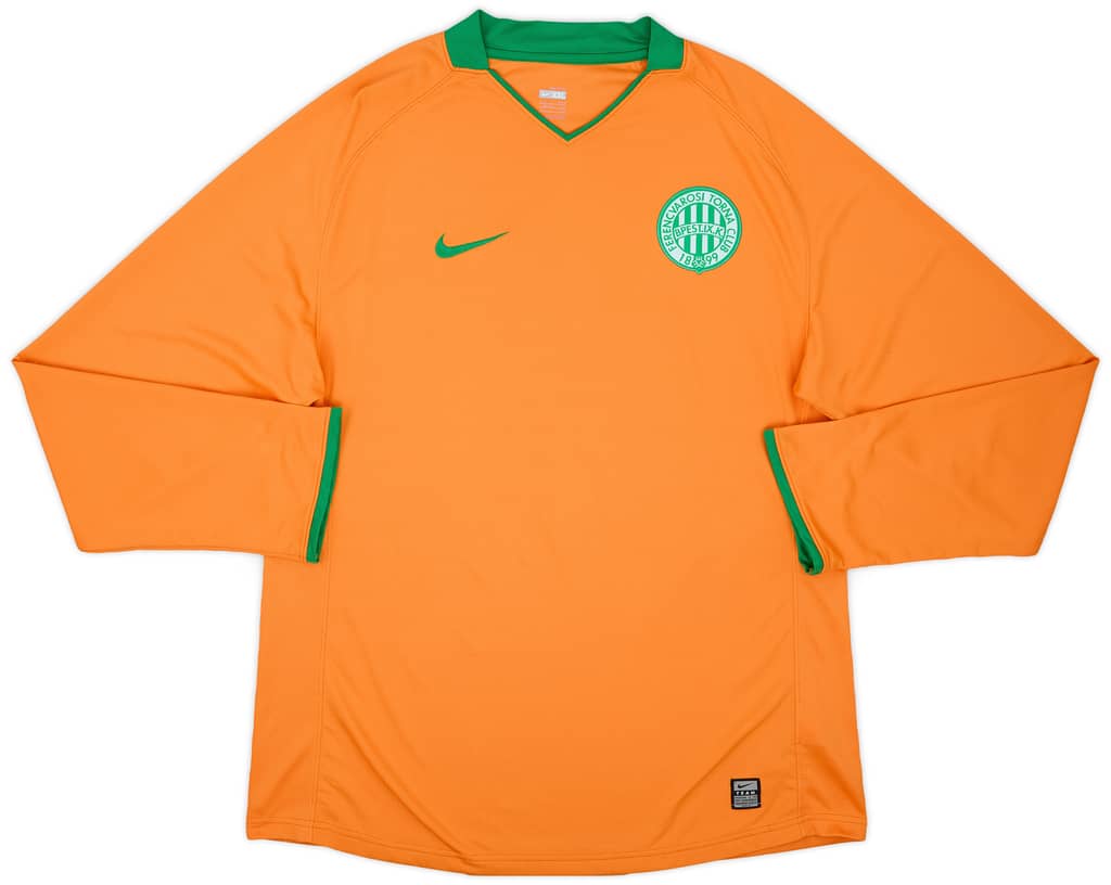 2008-09 Ferencvaros Away L/S Shirt - 9/10 - (XXL)