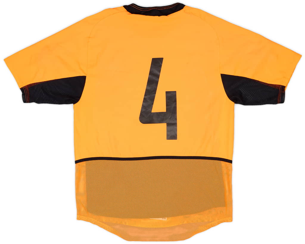 2002-04 Netherlands Match Issue Home Shirt #4
