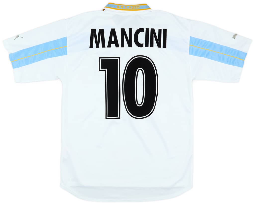 1999-00 Lazio Centenary Home Shirt Mancini #10 - 4/10 - (M)