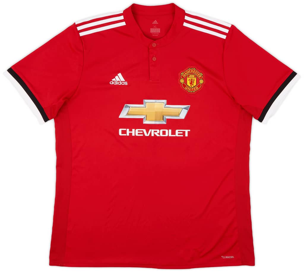 2017-18 Manchester United Home Shirt Shaw #23 - 7/10 - (XL)