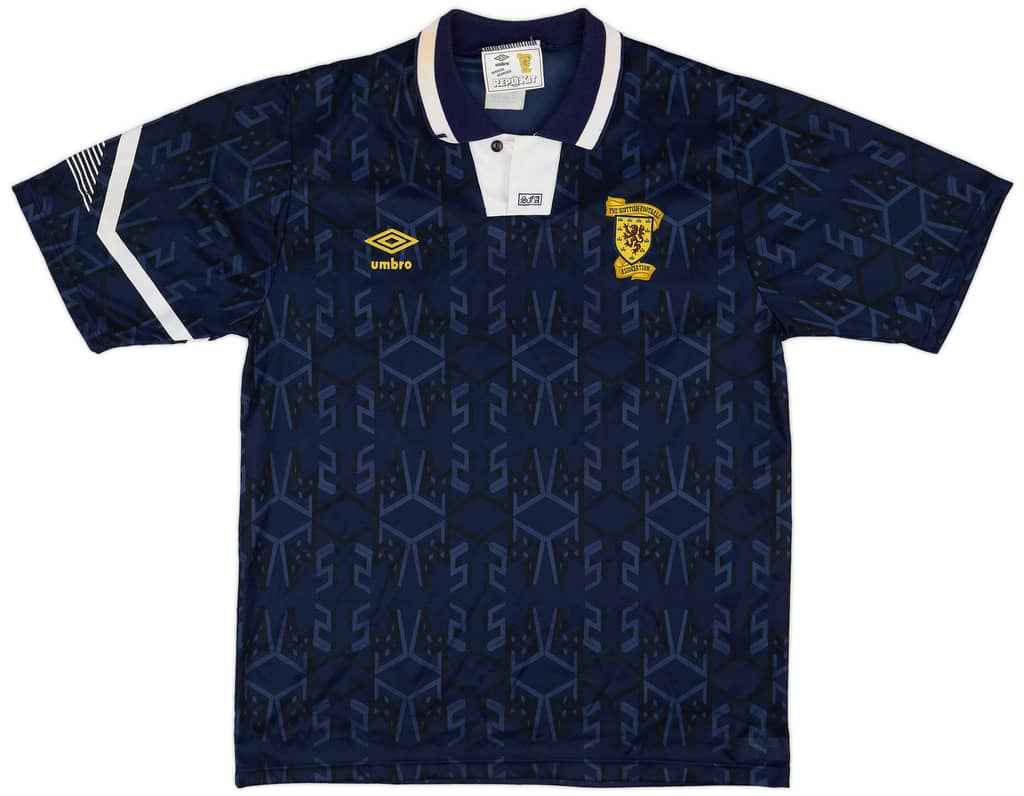1991-94 Scotland Home Shirt - 8/10 - (L)